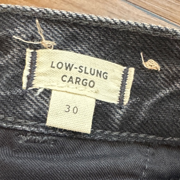 Madewell Black Low-Slung cargo Women's Jeans - Picture 6 of 12